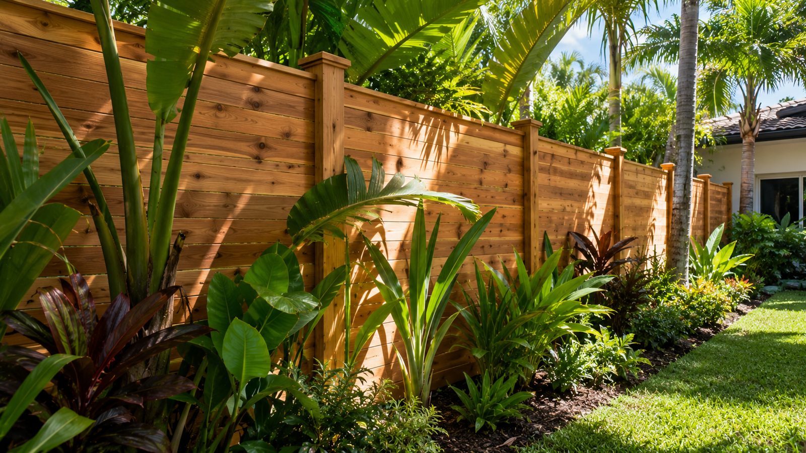 Aluminum fence installed in Delray Beach, Florida by Alpha Fence Specialists