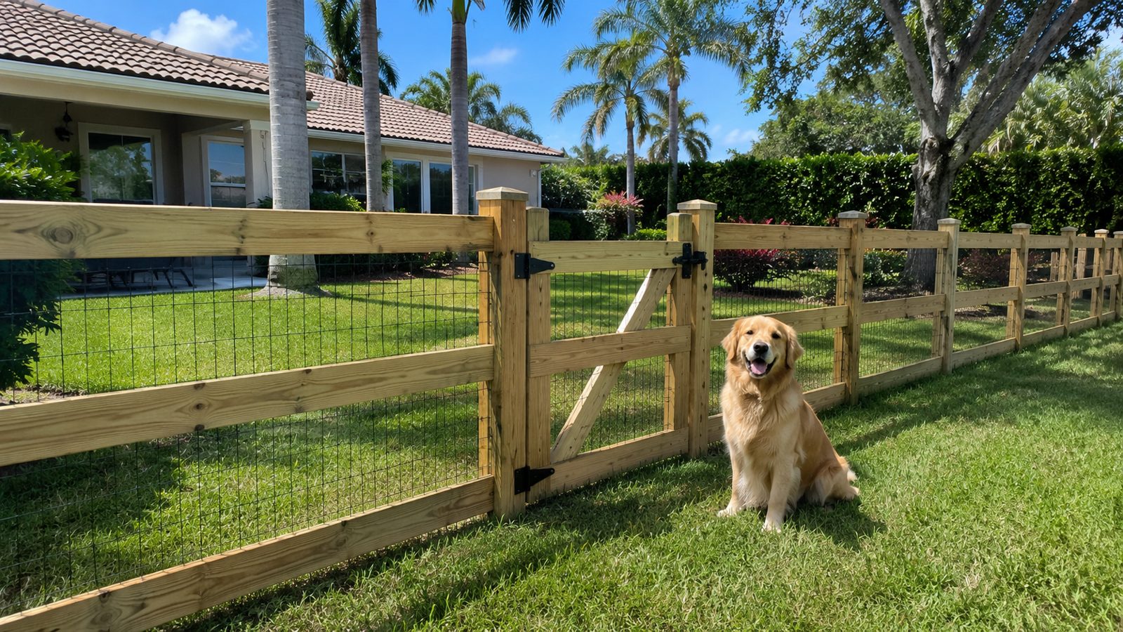 Pool fence installed in Lake Worth, Florida by Alpha Fence Specialists