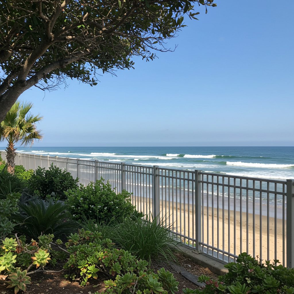 Vinyl fence installed in North Palm Beach, Florida by Alpha Fence Specialists